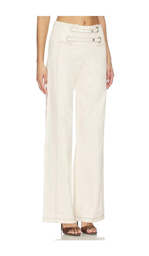 Emmett Pant in Cream. - size L (also in M, S, XL, XS) - BY.DYLN - Modalova
