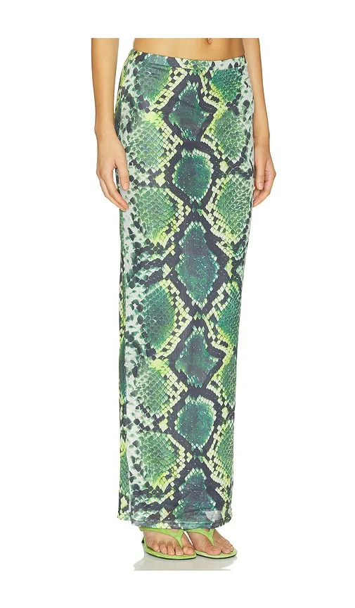 Maddox Skirt in Green. - size L (also in M, S, XS) - BY.DYLN - Modalova