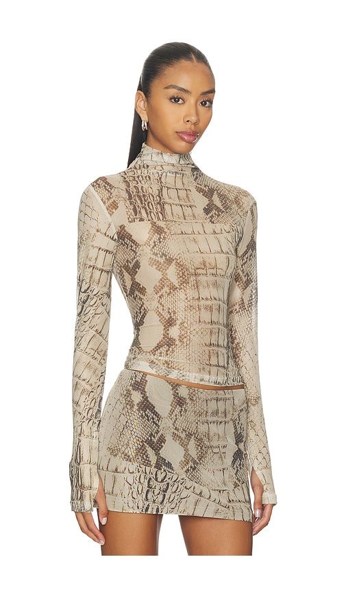 Ellio Top in Beige. - size M (also in S, XS) - BY.DYLN - Modalova