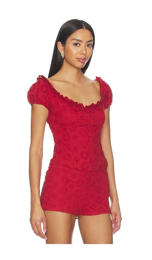 X REVOLVE Aisling Top in Red. - size L (also in M, S, XS) - BY.DYLN - Modalova