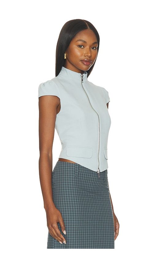 Brynn Top in Baby Blue. - size L (also in M, S, XS) - BY.DYLN - Modalova