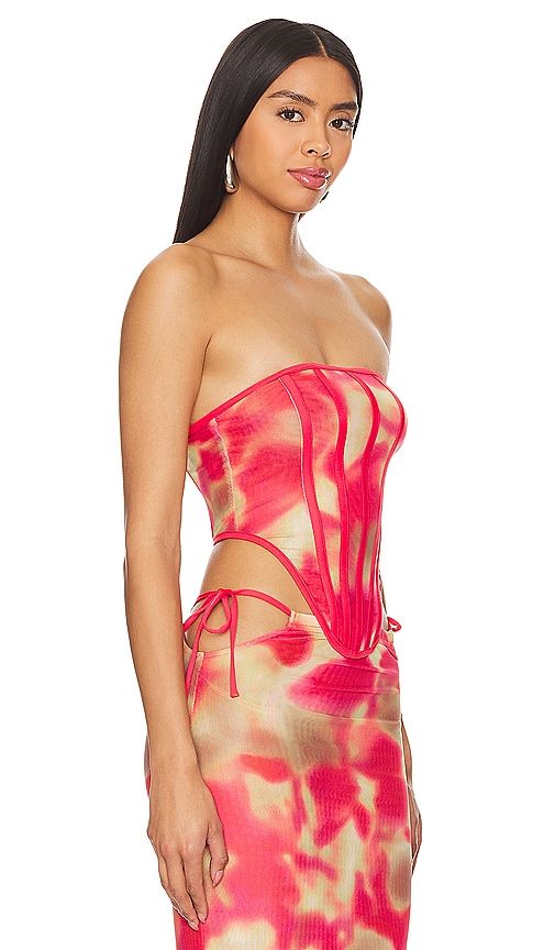 Khloe Corset in Red. - size S (also in XS) - BY.DYLN - Modalova