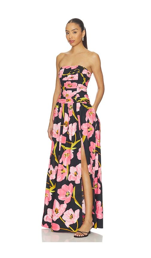 Montreal Gown in Black,Pink. - size 0 (also in 10, 2, 4, 6) - Cara Cara - Modalova