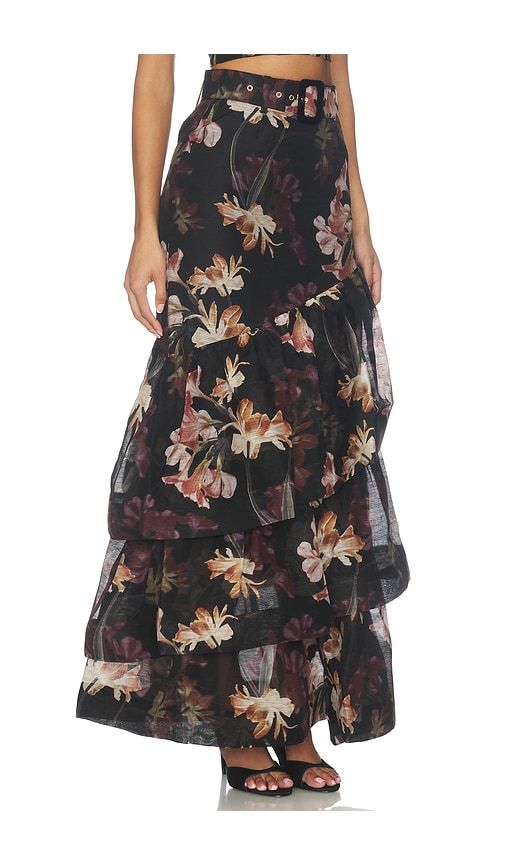 Priya Skirt in Black. - size 0 (also in 00, 2, 4, 6, 8) - Cara Cara - Modalova