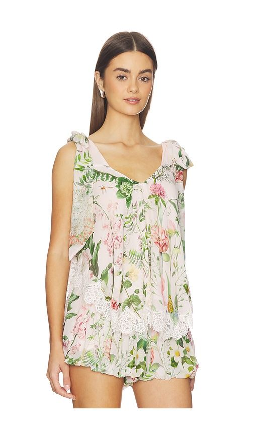 Mari Top in Pink,Green. - size L (also in M, S, XL, XS) - Cara Cara - Modalova
