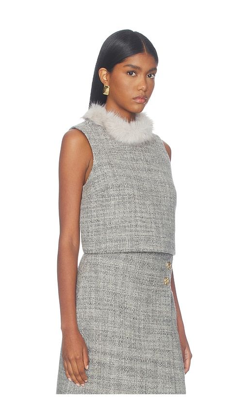 Gina Top in Grey. - size L (also in M, S, XS) - Cara Cara - Modalova