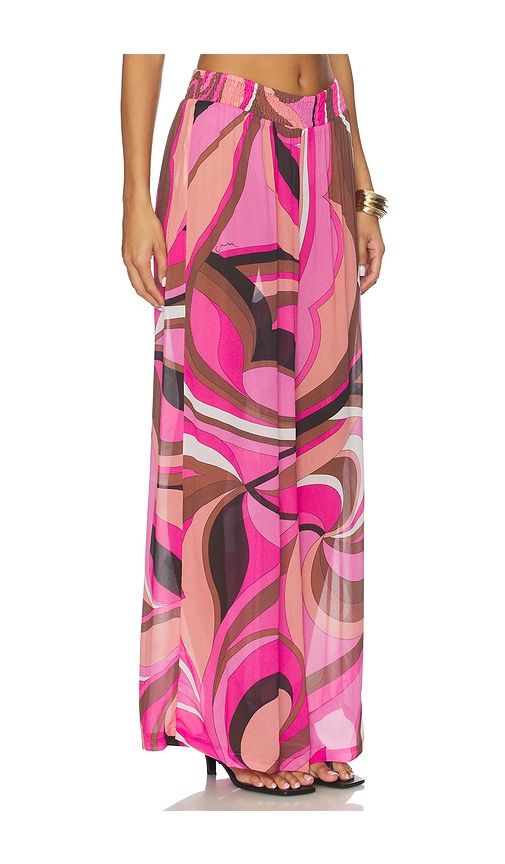 Mission Wide Leg Pants in Pink. - size L (also in M, S, XS) - Cin Cin - Modalova
