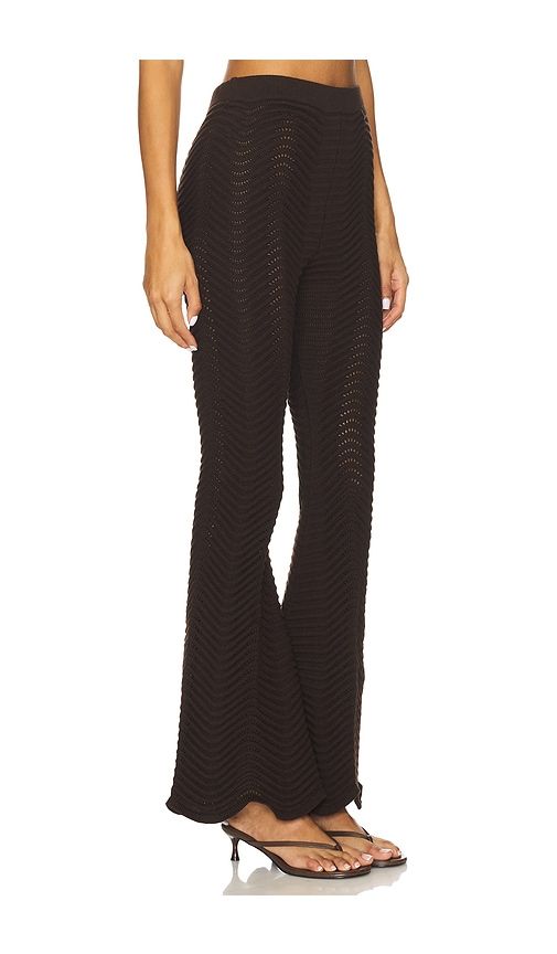 X REVOLVE Ursula Knit Pant in Brown. - size M (also in S, XS) - Cin Cin - Modalova