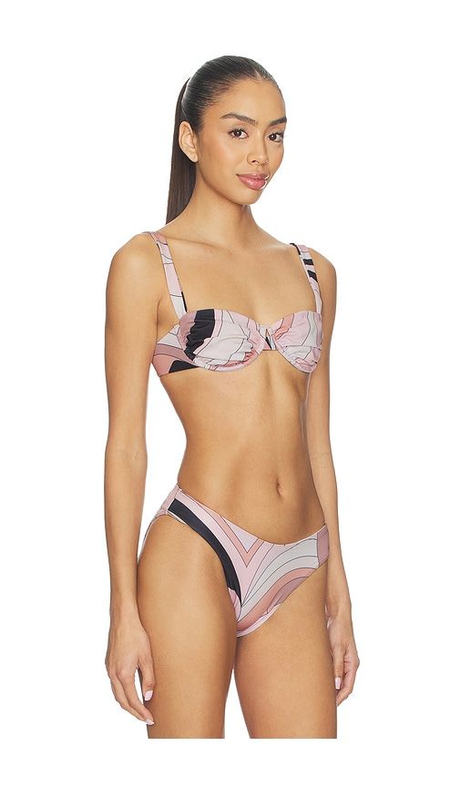 Ariel Ruched Bra in Blush,Beige. - size S (also in XS) - Cin Cin - Modalova