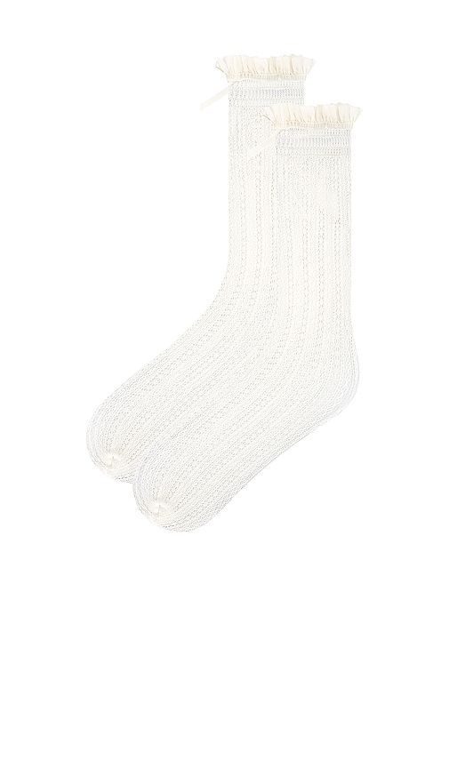 Casa Clara Kaili Socks in White - Casa Clara - Modalova
