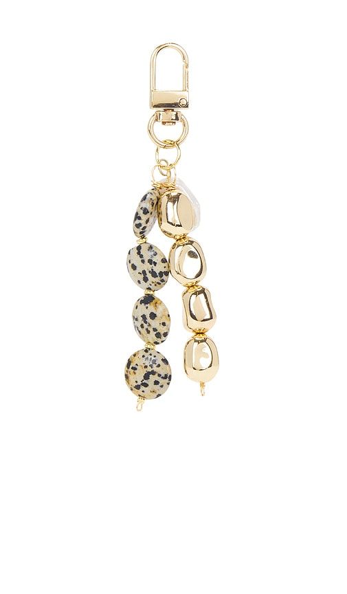 Rhodes Keychain in White - Casa Clara - Modalova