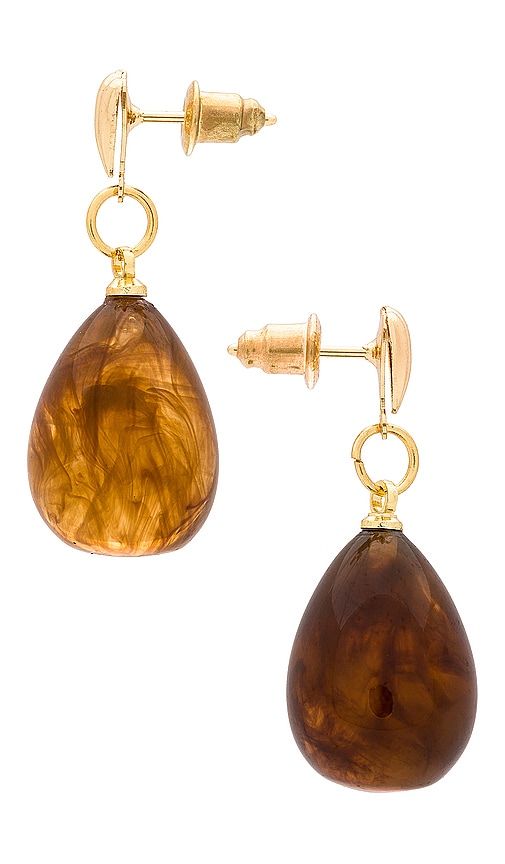 Midnight Earrings in Brown - Casa Clara - Modalova