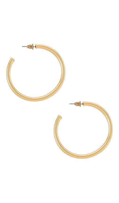Annie Hoop Earring in Metallic - Casa Clara - Modalova