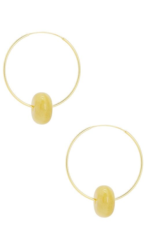 Boheme Hoop Earrings in Metallic Gold - Casa Clara - Modalova