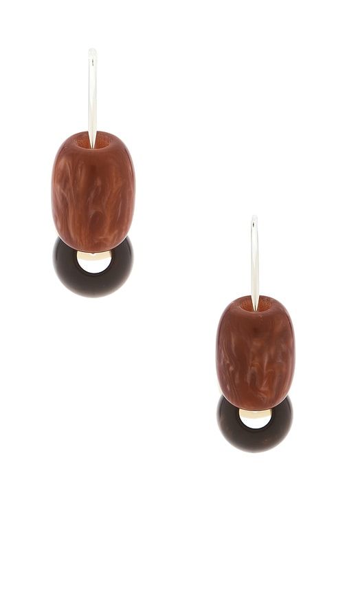 Hikina Earrings in Brown - Casa Clara - Modalova