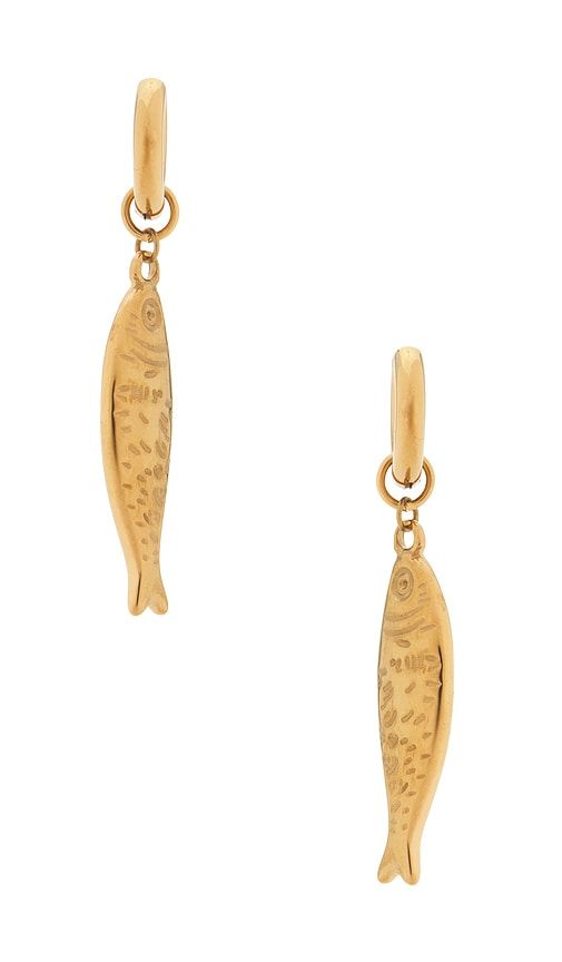 Rosetta Earrings in Metallic - Casa Clara - Modalova