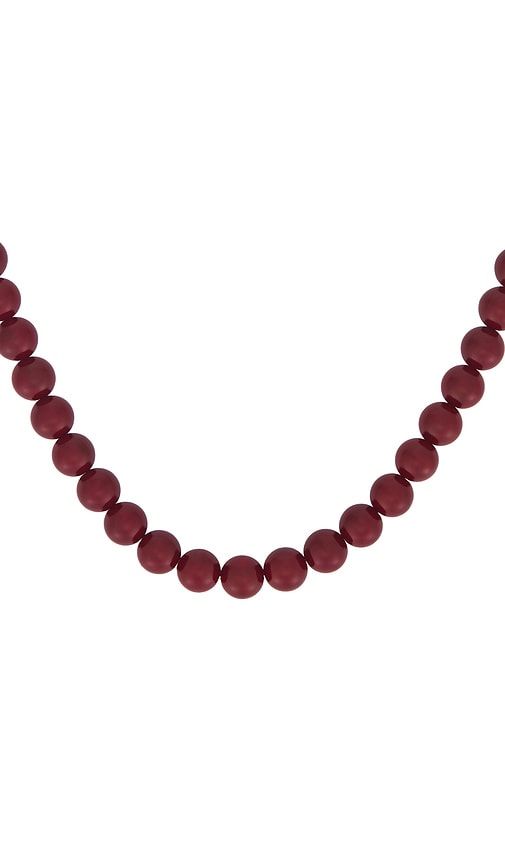 Lou Beaded Necklace in Red - Casa Clara - Modalova