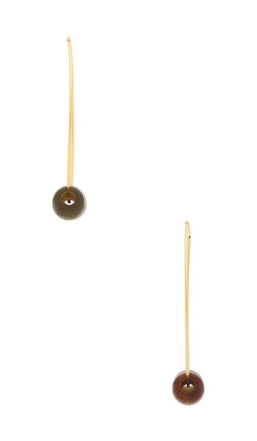 Treasure Hoop Earing in Brown - Casa Clara - Modalova