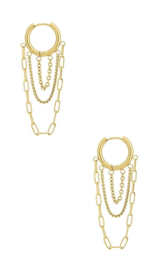 Emilia Statement Earrings in Metallic - Casa Clara - Modalova