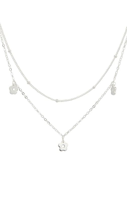 Lennox Necklace in Metallic Silver - Casa Clara - Modalova