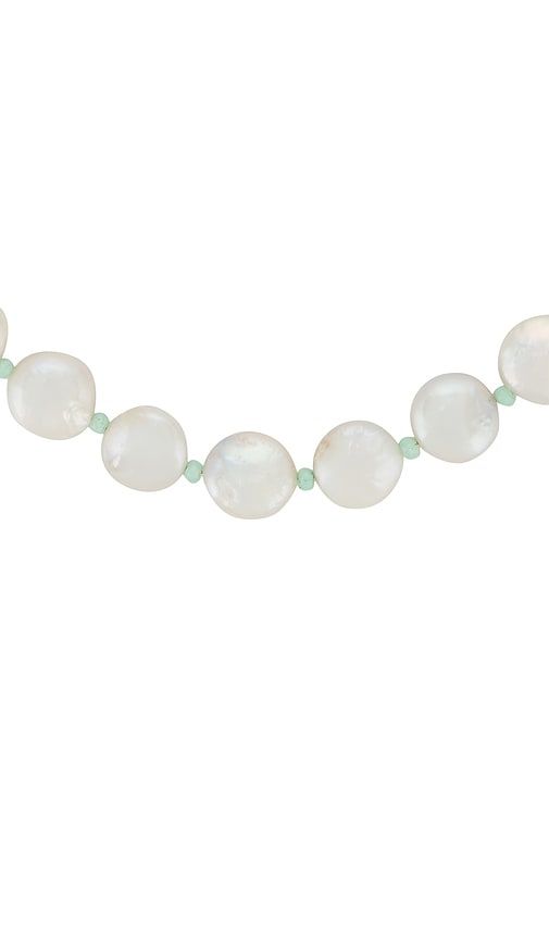 Pointelle Necklace in White - Casa Clara - Modalova