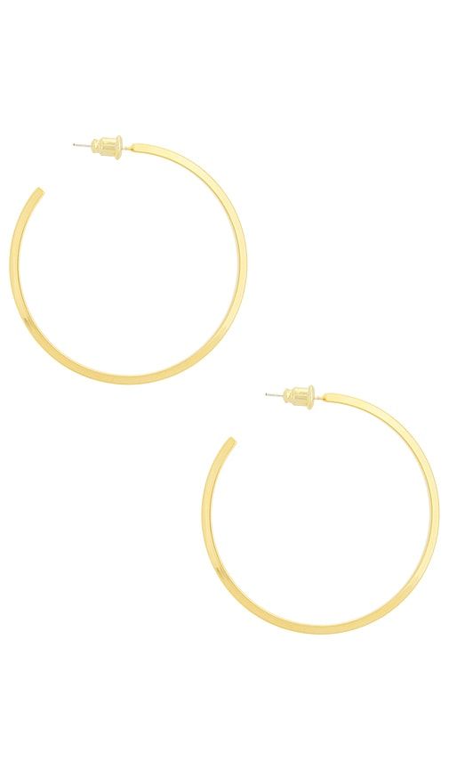 Beau Hoop Earrings in Metallic - Casa Clara - Modalova