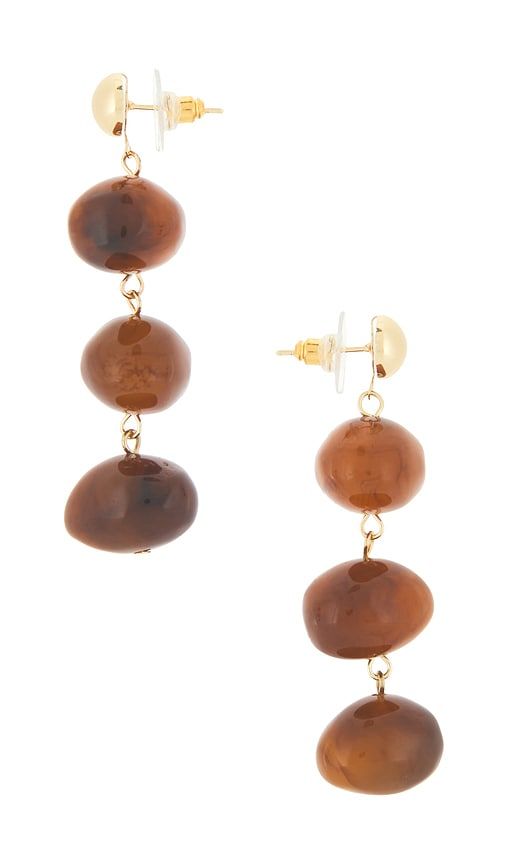 Terra Mar Drop Earrings in Brown - Casa Clara - Modalova