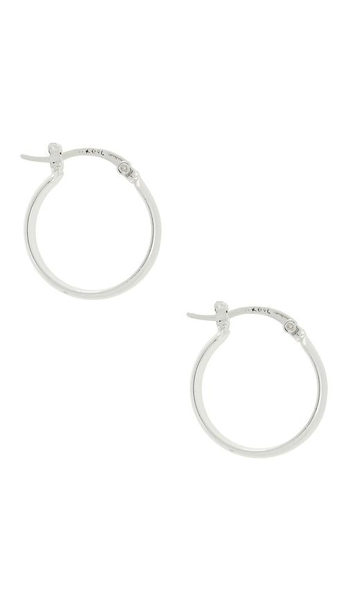 Chenille Hoop Earrings in Metallic - Casa Clara - Modalova