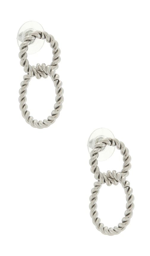 Lune Drop Earrings in Metallic - Casa Clara - Modalova