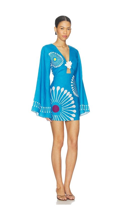 Vera Dress in Blue. - size L (also in M, S, XS) - Cala de la Cruz - Modalova