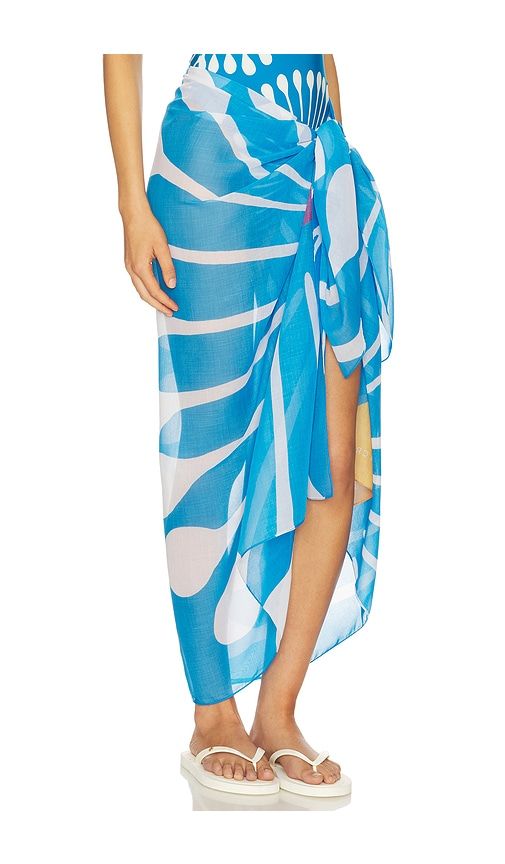 Luana Sarong in Blue - Cala de la Cruz - Modalova