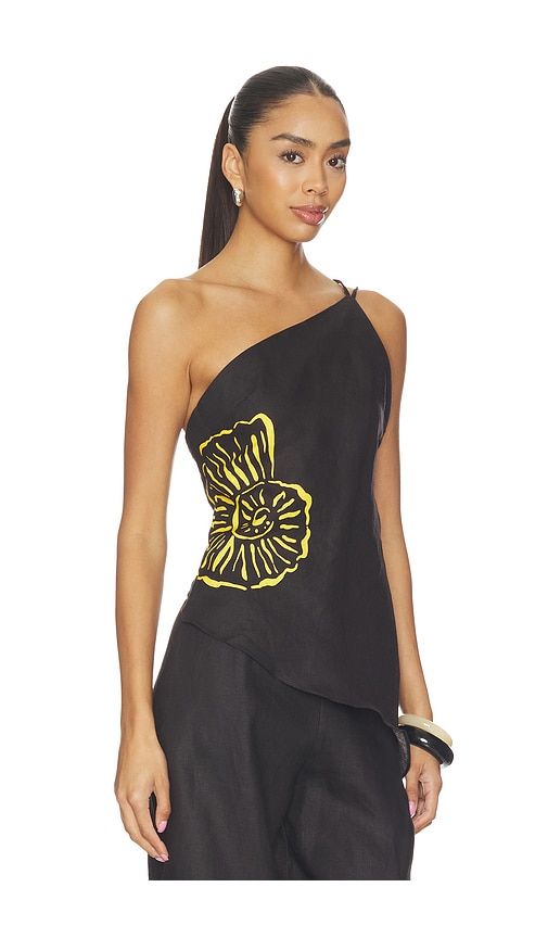 Zharit Top in Black. - size L (also in M, S, XL) - Cala de la Cruz - Modalova