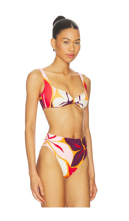 Leon Bikini Top in Ivory,Orange. - size M (also in S, XS) - Cala de la Cruz - Modalova