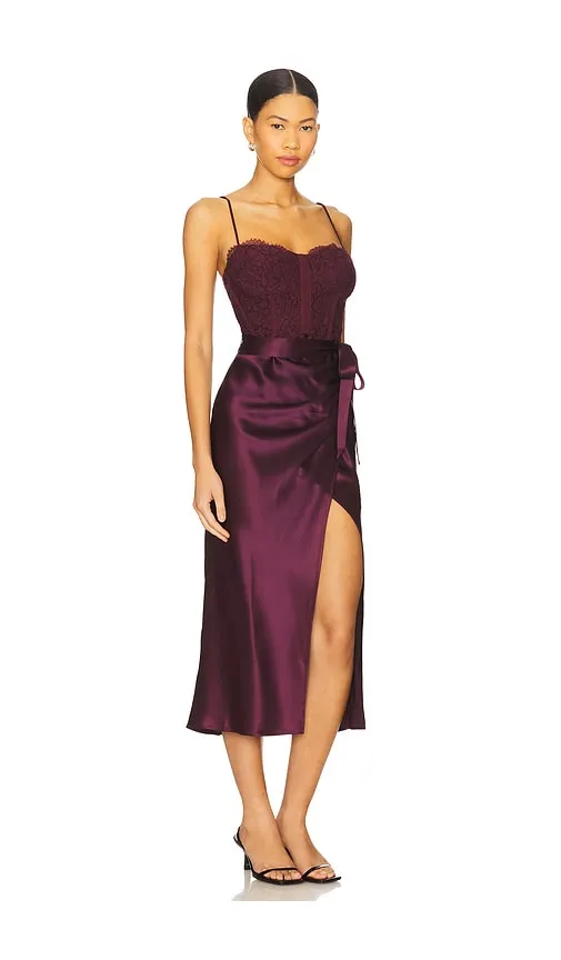 Tricia Corset Dress in Purple. - size 0 (also in 2, 4, 6) - CAMI NYC - Modalova