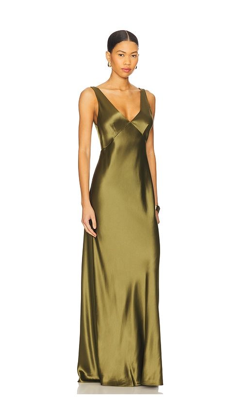 Sinclaire Gown in Olive. - size S (also in XL) - CAMI NYC - Modalova