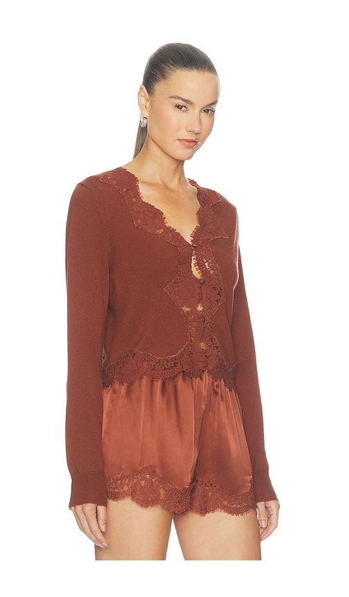 Sanders Cardigan in Brown. - size S (also in M, L, XL) - CAMI NYC - Modalova