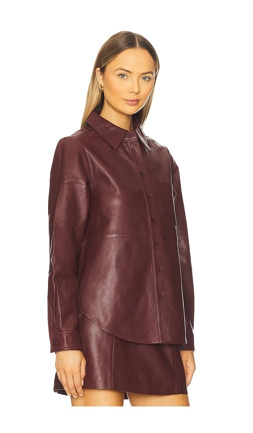 Wendell Genuine Leather Jacket in Brown. - size L (also in XS) - CAMI NYC - Modalova