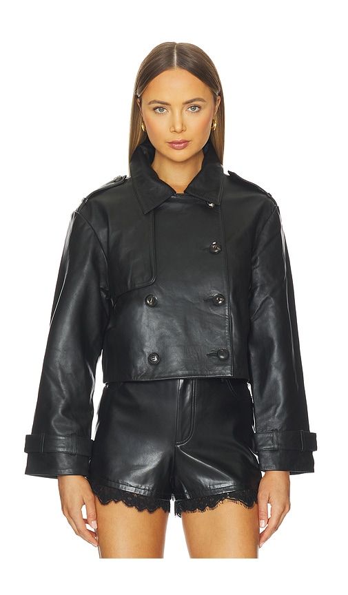 Saskia Genuine Leather Jacket in . - size M (also in XL) - CAMI NYC - Modalova