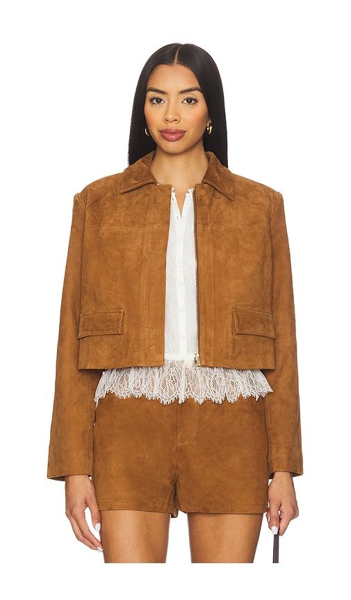 Sullivan Suede Jacket in . - size L (also in XL) - CAMI NYC - Modalova