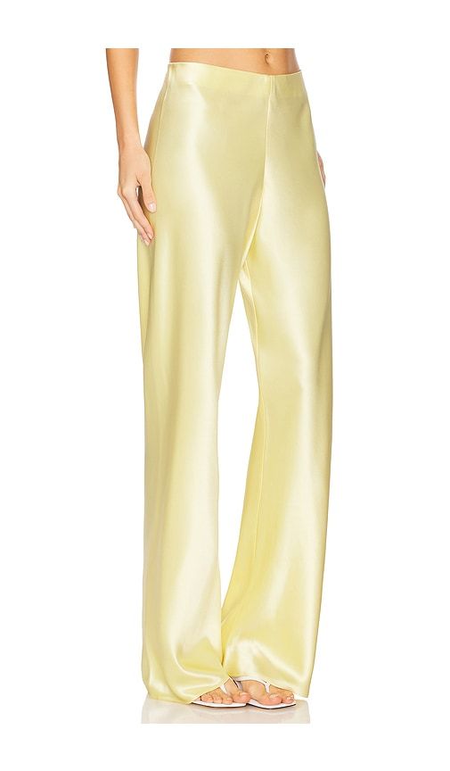 Bristol Mid Rise Pant in in Lemon. - size S (also in XS, XXS) - CAMI NYC - Modalova