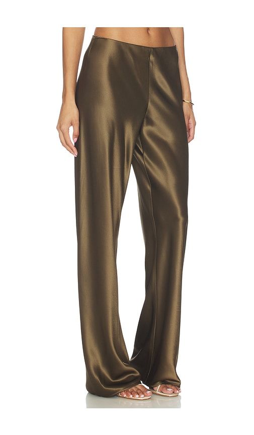 Bristol Mid Rise Pant in Olive. - size M (also in S, XL, XXS) - CAMI NYC - Modalova