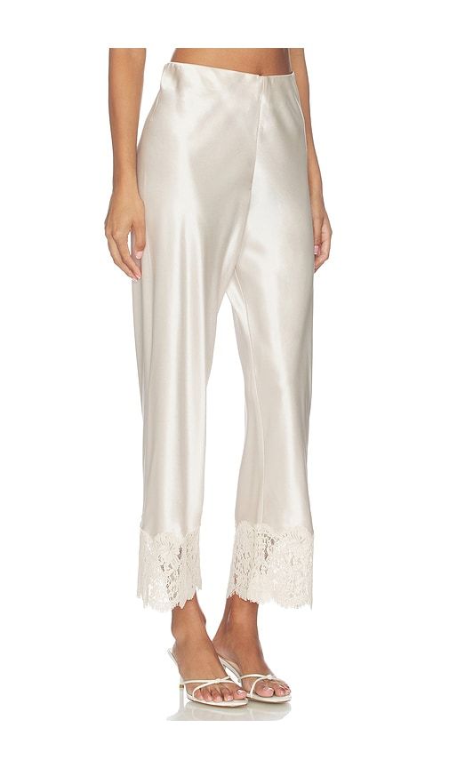Bristol Lace Pant in Neutral. - size L (also in M, S, XS) - CAMI NYC - Modalova