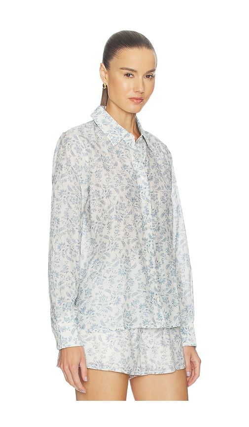 Rafella Top in Blue,White. - size L (also in M, S, XL, XS) - CAMI NYC - Modalova