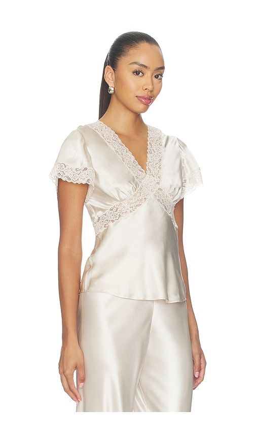 Romola Top in Neutral. - size 0 (also in 00, 4, 6, 8) - CAMI NYC - Modalova