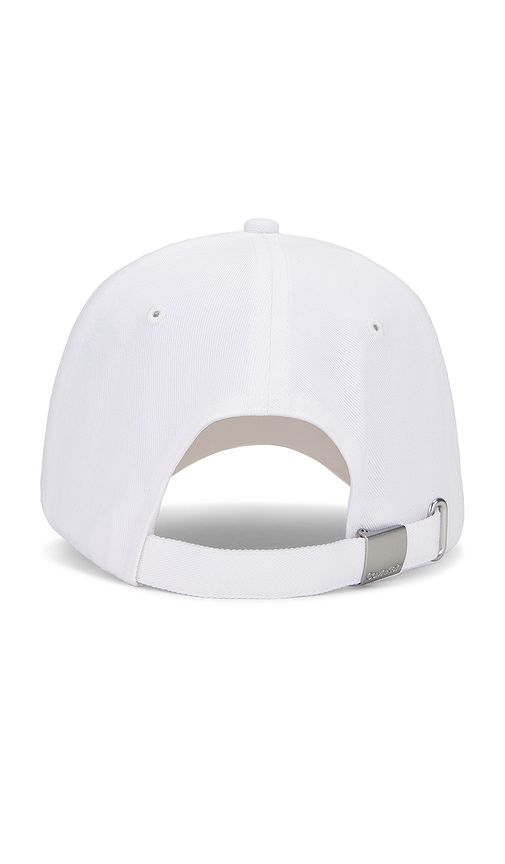 Monologo Printed Baseball Cap in White - Calvin Klein - Modalova