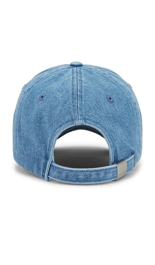 Monologo Embroidered Baseball Cap in Denim-Medium - Calvin Klein - Modalova
