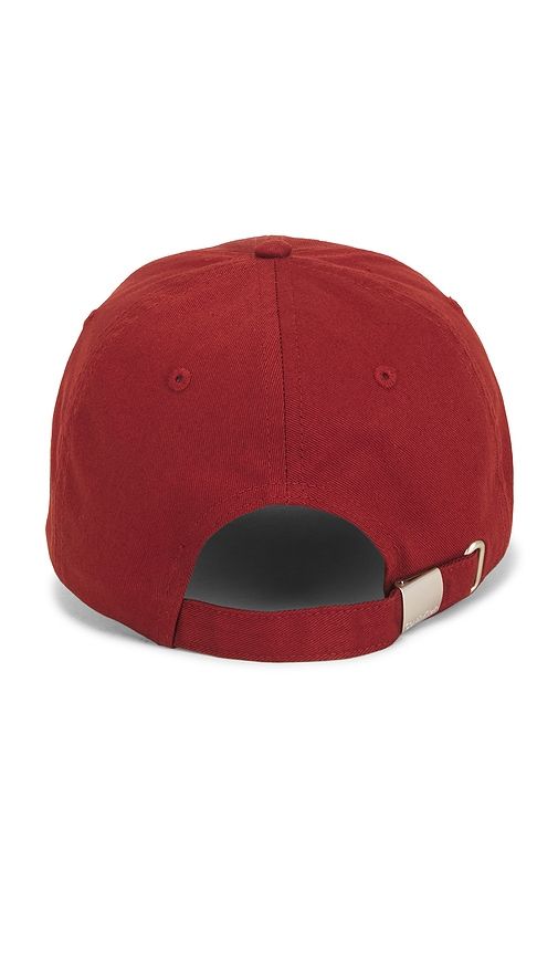 Monologo Embroidery Baseball Cap in Red - Calvin Klein - Modalova