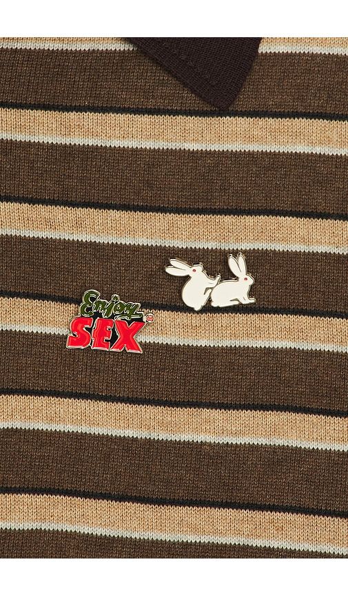 Pin-Up Patrol Polo in . Taglia L. Also in M, S, XL/1X - Carne Bollente - Modalova