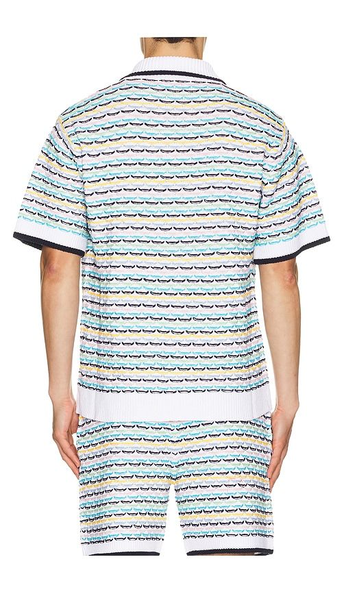 Tuck Stitch Short Sleeve Shirt in . - size L (also in M, S, XL/1X, XXL/2X) - Casablanca - Modalova