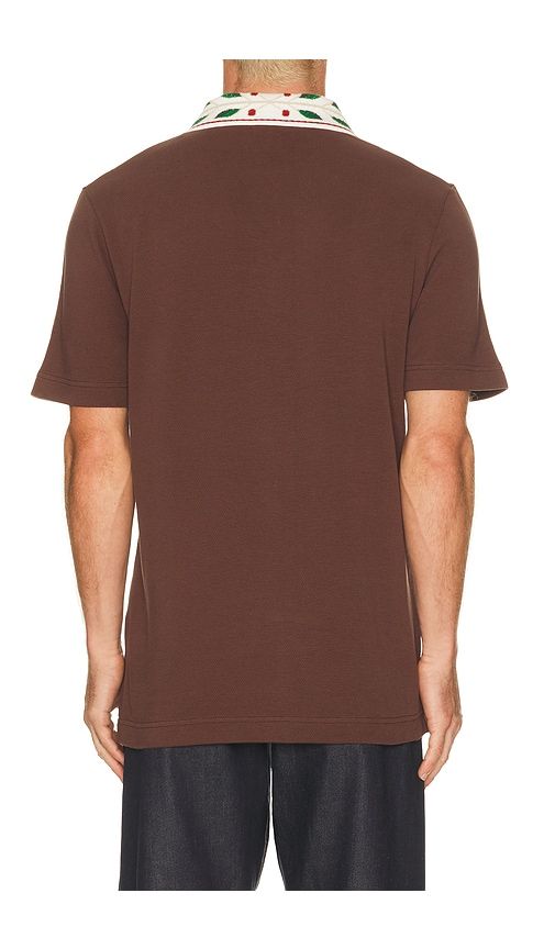 Laurel Pique Polo in . - size L (also in M, S, XL/1X) - Casablanca - Modalova